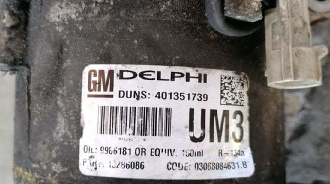 Compresor AC climă 13286086 UM3 Opel Astra H Zafira B 1.7 cdti