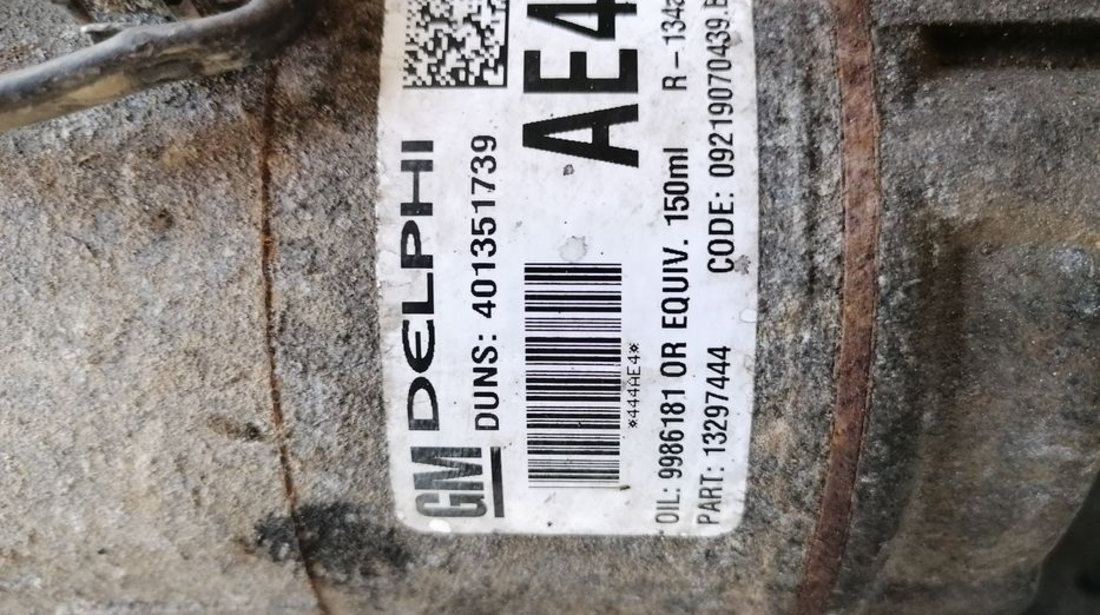 Compresor AC climă 13297444 AE4 Opel Astra H Zafira B 1.9 cdti