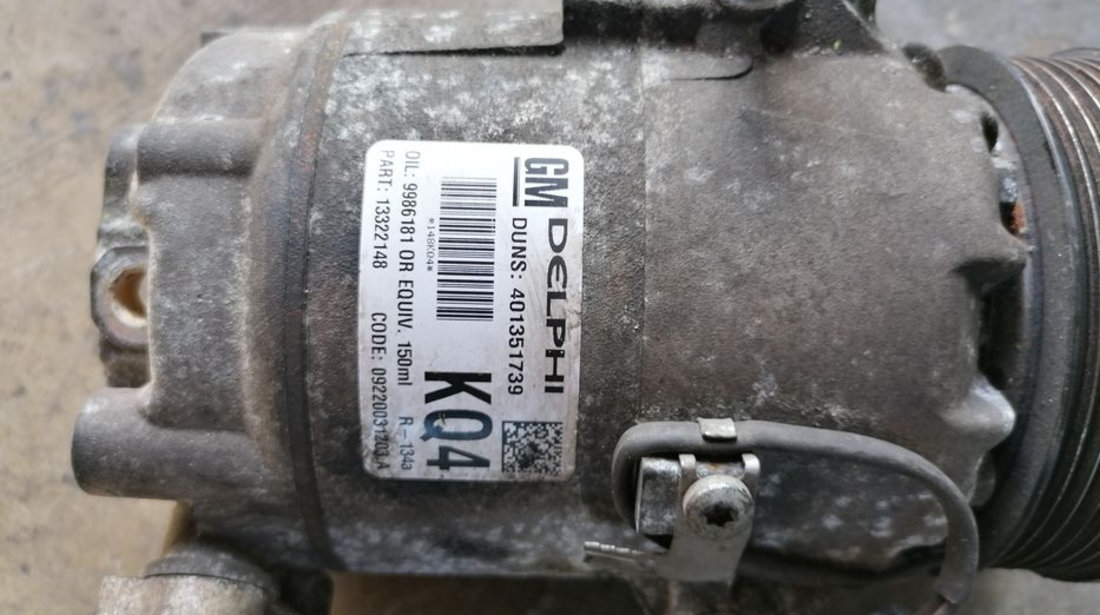 Compresor AC climă 13322148 KQ4 Opel Astra H Zafira B 1.7 CDTI