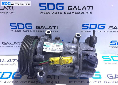 Compresor AC Clima Aer Conditionat Citroen C4 1.6HDI 2004 - 2008 Cod 9651910980 [B0024]