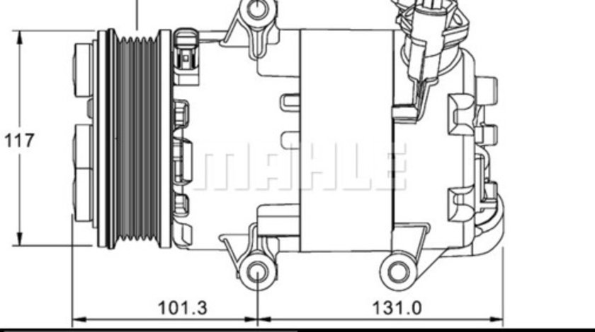 Compresor AC clima FORD GALAXY, MONDEO IV, S-MAX; LAND ROVER FREELANDER 2 2.2D intre 2006-2015