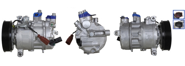 Compresor Ac/ Cu Piesa Veche La Schimb Elstock Audi 51-1370