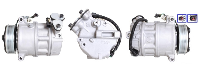 Compresor Ac/ Cu Piesa Veche La Schimb Elstock Jaguar 51-1010