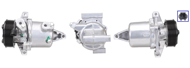 Compresor Ac/ Cu Piesa Veche La Schimb Se23 Elstock Nissan 51-0983