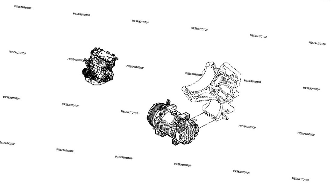 Compresor AC Dacia Logan 1.4 MPI 2006-2012 NOU