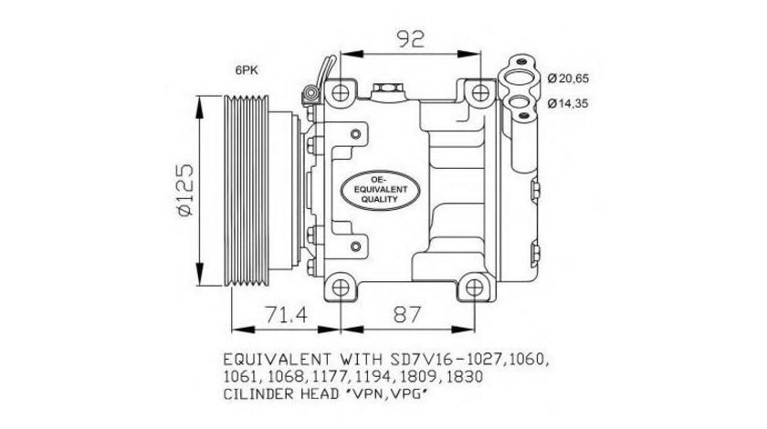 Compresor ac Dacia SANDERO 2008-2016 #3 1022