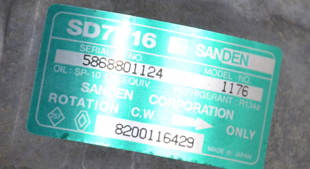 Compresor ac Dacia Solenza 1.4 mpi / R8200116429