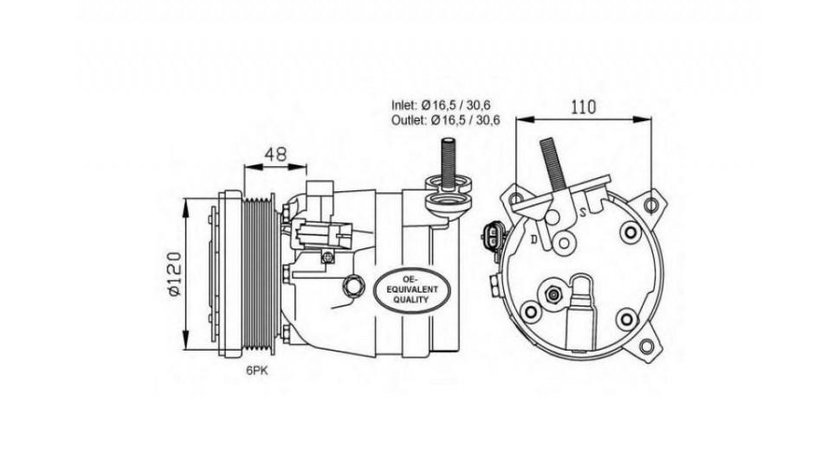 Compresor ac Daewoo LEGANZA (KLAV) 1997-2004 #2 25189142