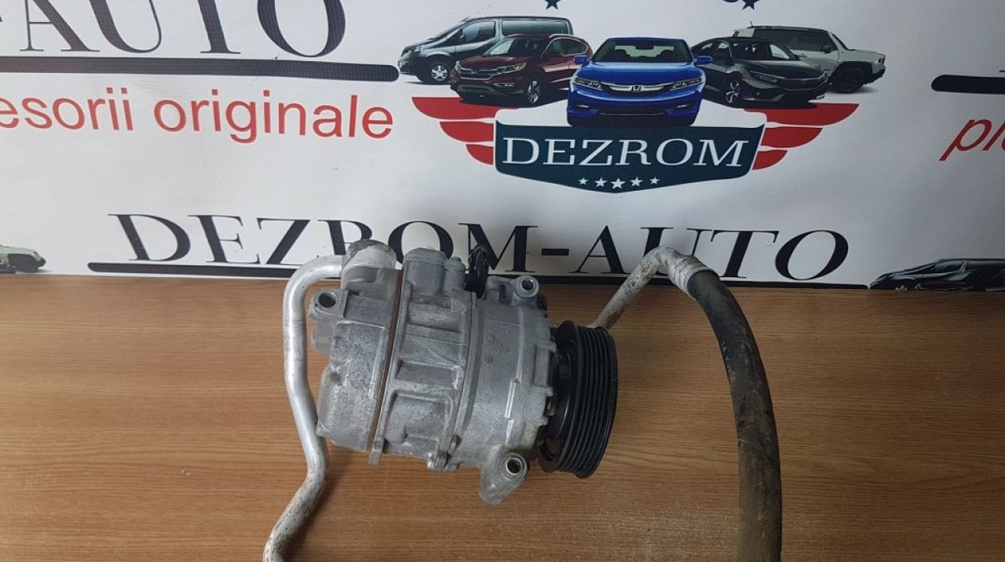 Compresor ac denso 7l6820803q audi q7 3.0 tdi bug 233 cai