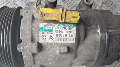 Compresor AC Fiat Scudo 2.0 D120 Cp/88 Kw cod motor RHK,transmisie manuala,an 2011 cod 9686061980