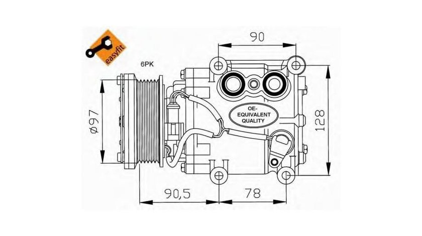 Compresor ac Ford COUGAR (EC_) 1998-2001 #3 1064354