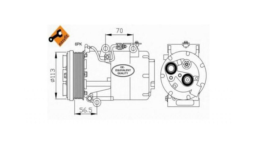 Compresor ac Ford FOCUS II limuzina (DA_) 2005-2016 #2 1405865