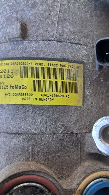 Compresor AC Ford Kuga 2.0 TDCI 4x4 cod motor UFDA ,transmisie automata ,an 2012 cod AV41-19D629-AC