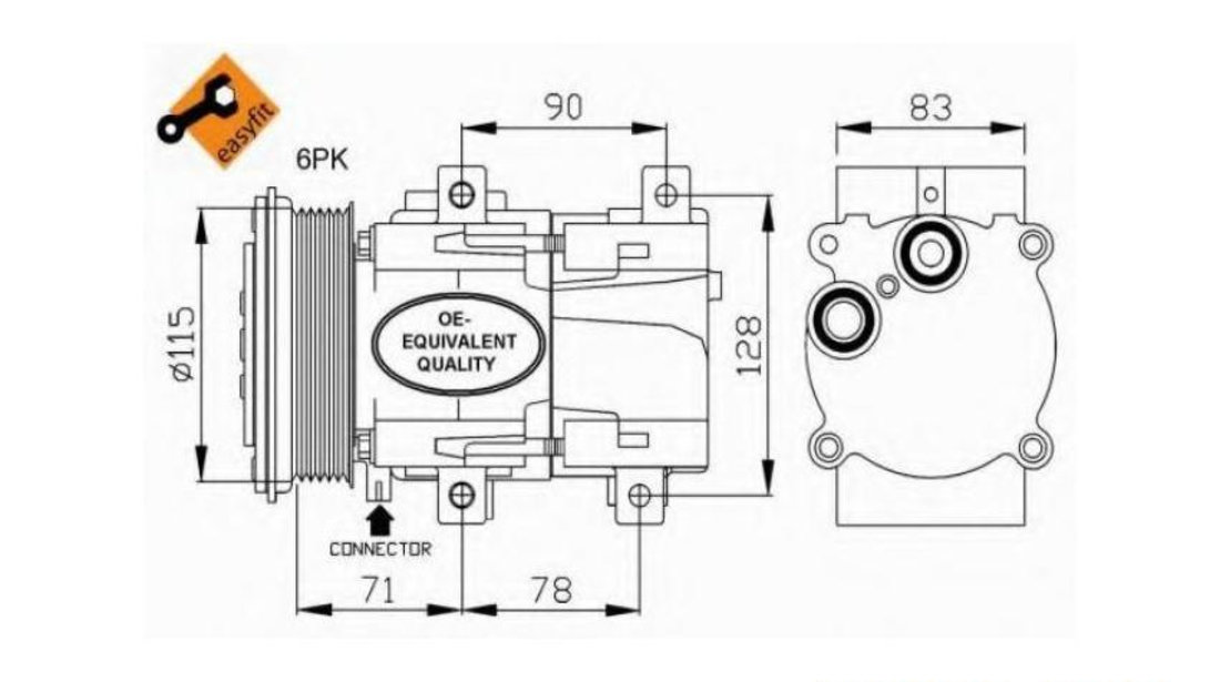 Compresor ac Ford SCORPIO Mk II (GFR, GGR) 1994-1998 #2 1007362