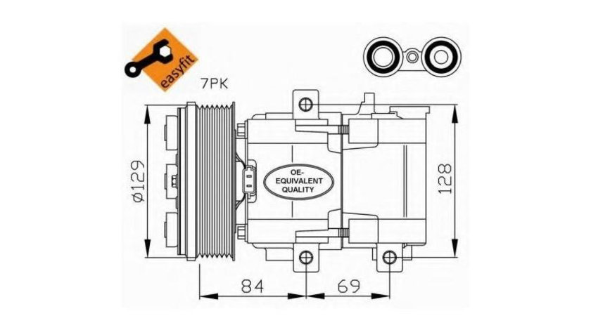 Compresor ac Ford TRANSIT bus 2006-2016 #2 1447718