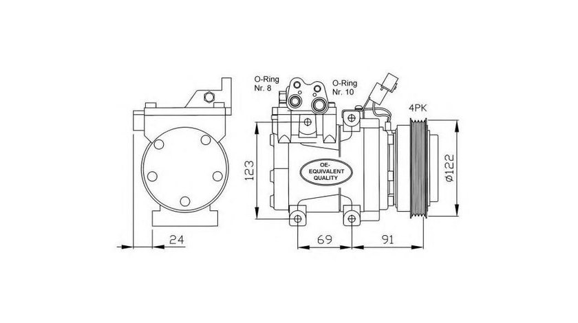 Compresor ac Hyundai ELANTRA limuzina (XD) 2000-2006 #2 32205