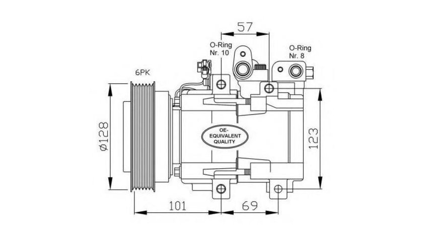 Compresor ac Hyundai SONATA Mk III (EF) 1998-2005 #2 32204