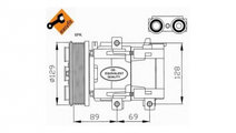 Compresor ac Jaguar X-TYPE (CF1) 2001-2009 #2 1018...