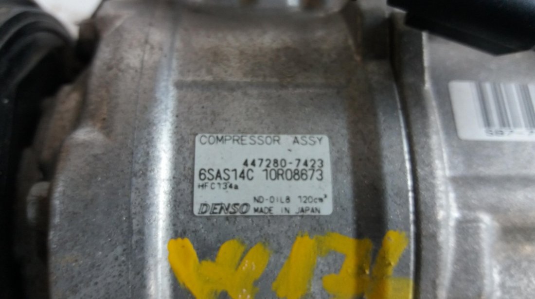 Compresor ac mercedes a-class w176 a180 1.6 tb 2014 447280-7423 fulie indoita