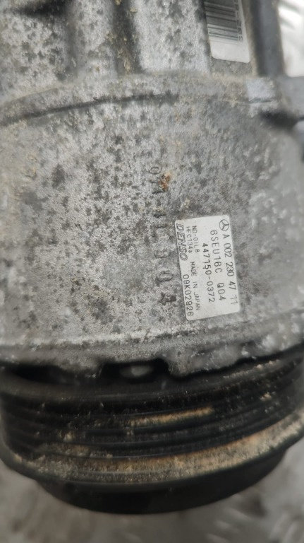 Compresor AC Mercedes B-klass w245 170NGT,116cp / 85 wk,cod motor M266960 ,an 2008 cod A0022304711