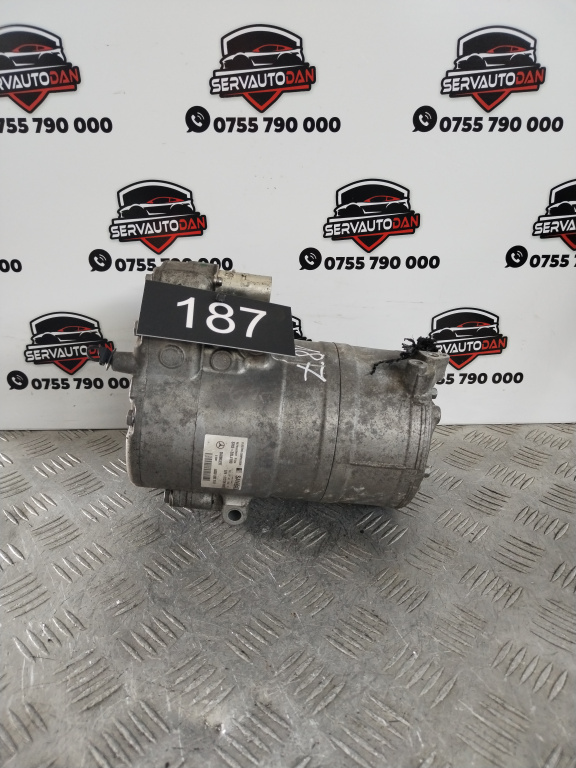 Compresor AC Mercedes-Benz C-Class (2015->) [W205] 2.2 Hybrid 2017, A0008301901 / SHS-33L4180 / R134A