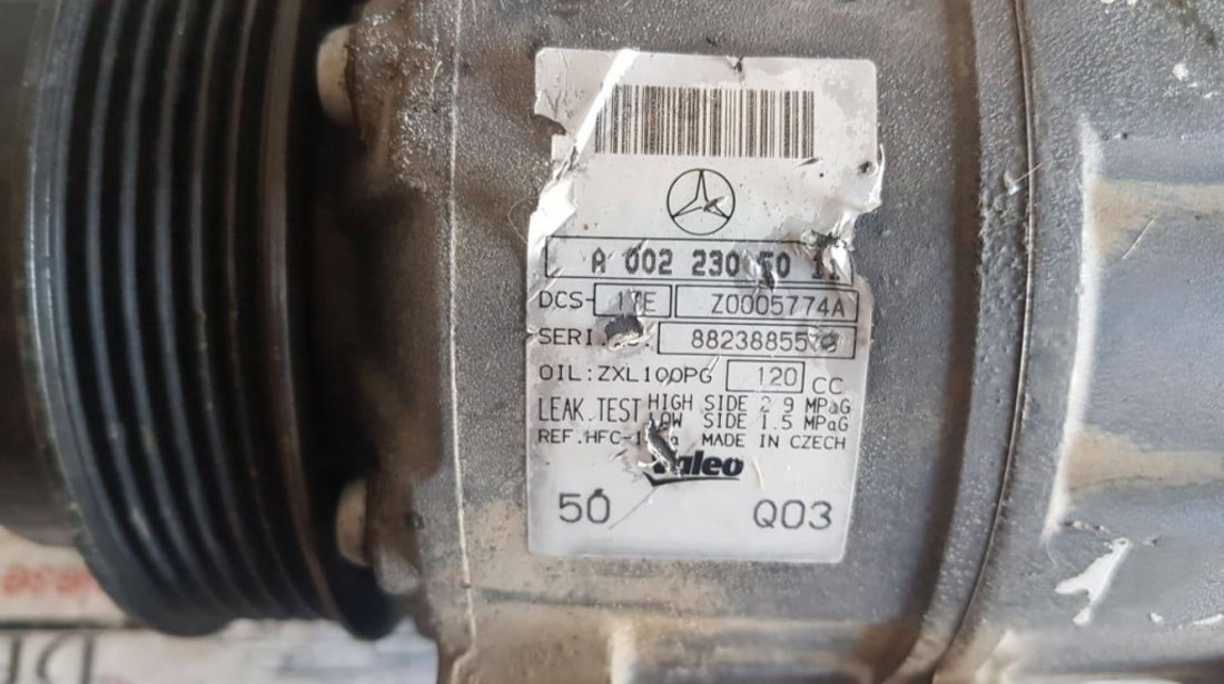 Compresor AC Mercedes-Benz C215 CL55 5.4 360 CP A0022305011