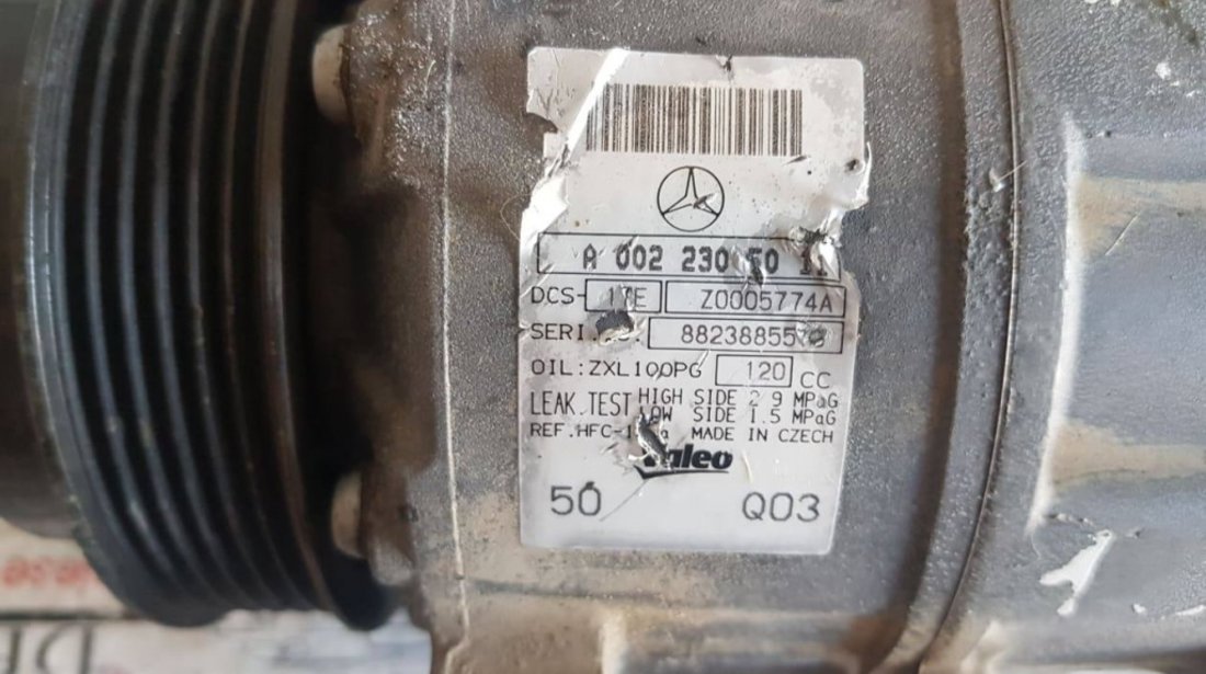 Compresor AC Mercedes-Benz C219 CLS 55 AMG 5.4 476 CP A0022305011