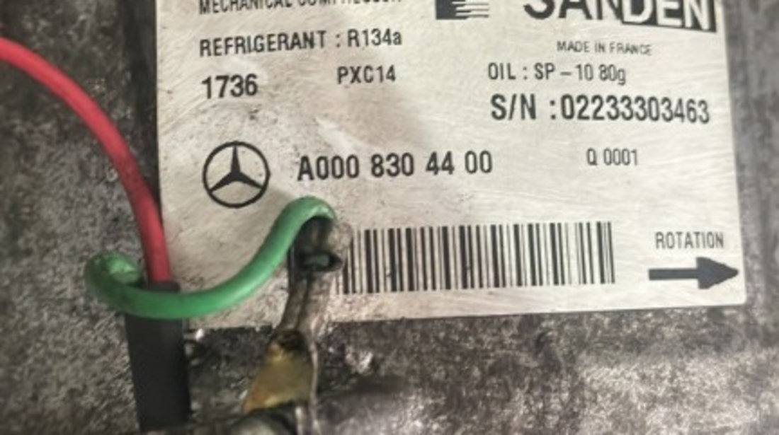 Compresor AC Mercedes Benz Clasa C Cabrio (A205) 1.5 Benzina 156 cai cod: A0008304400