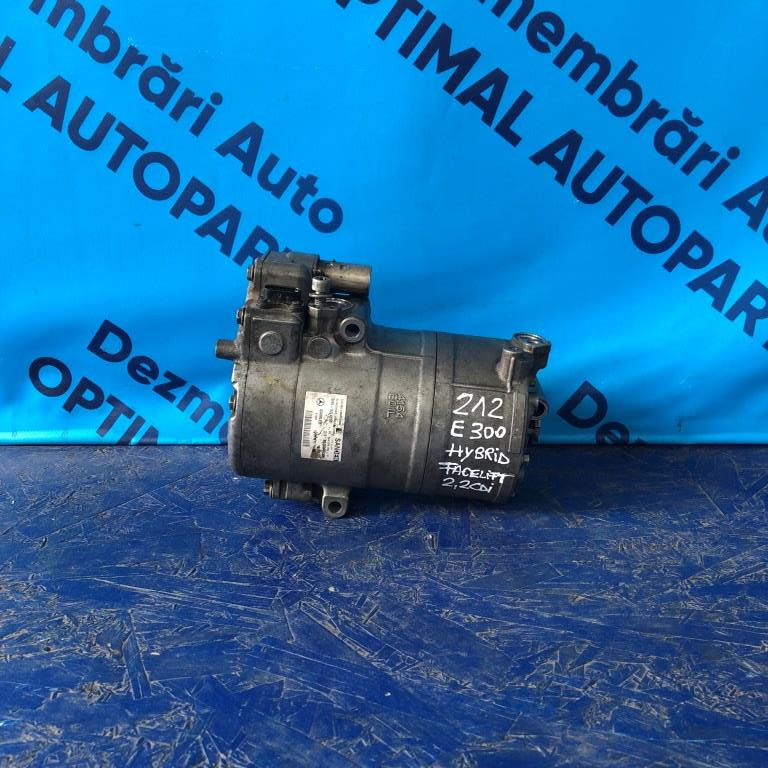 Compresor AC Mercedes E Class E300 HYBRID W212 2.2 DIESEL 2013-2016 COD A0038301660