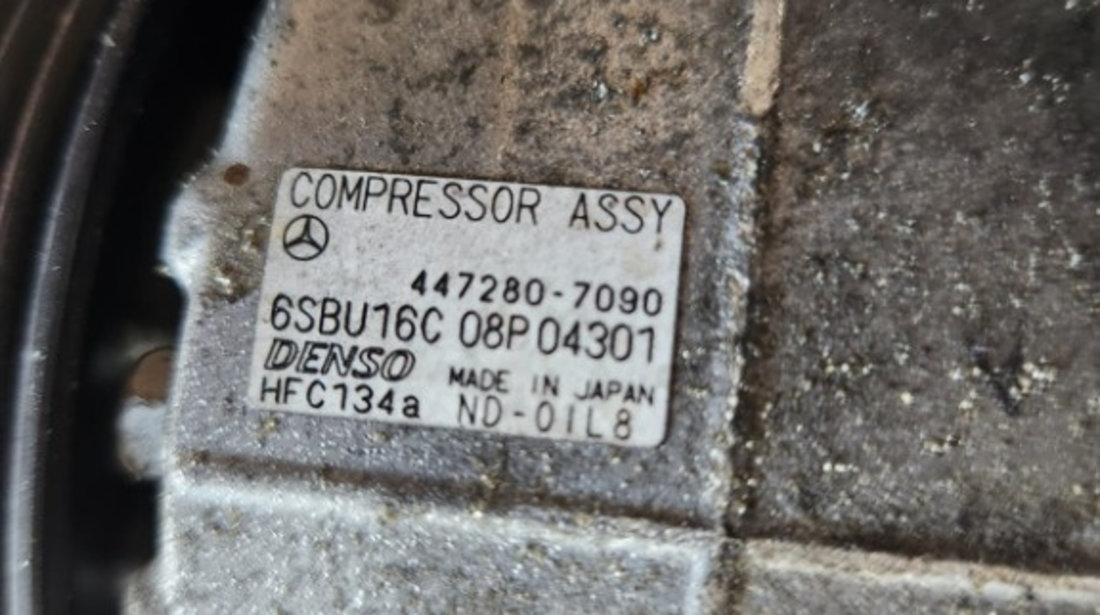 Compresor AC Mercedes W204 2.2 CDI 2009 2010 2011 2012 2013 cod 447280-7090 / A0008302700