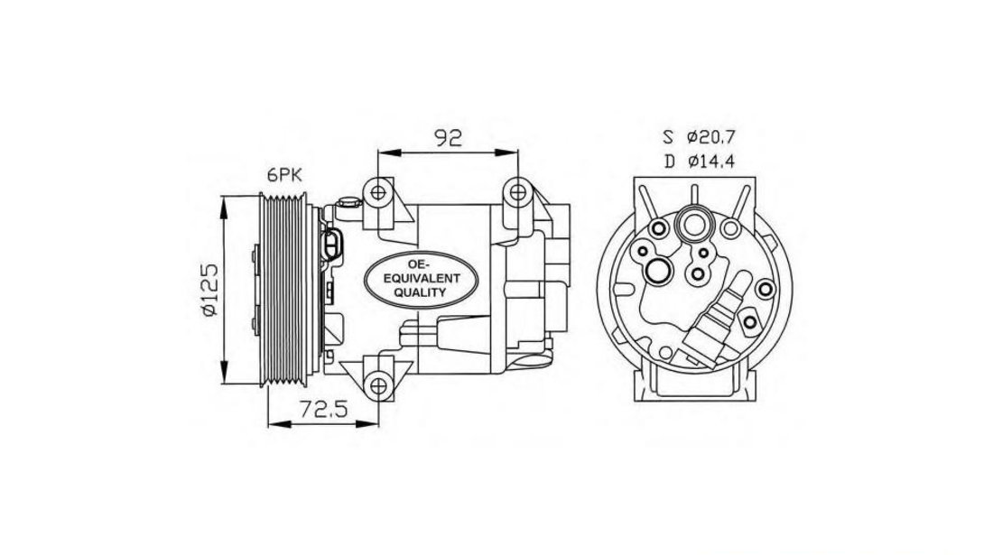 Compresor ac Nissan ALMERA Mk II (N16) 2000-2016 #2 1139026