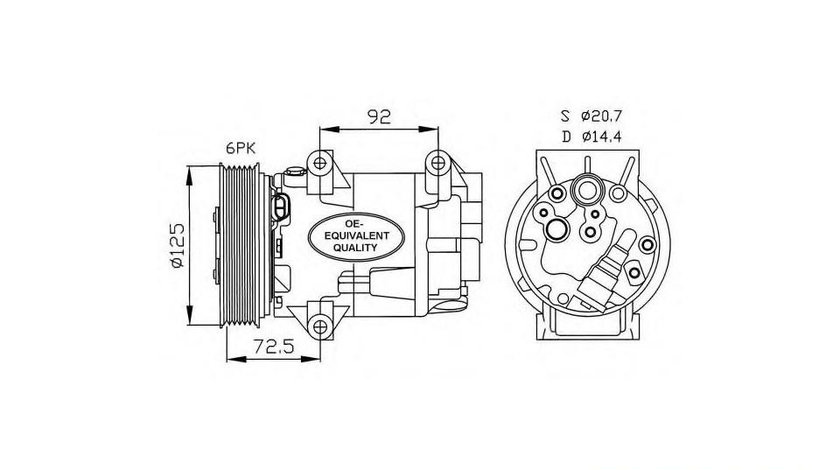 Compresor ac Nissan ALMERA Mk II (N16) 2000-2016 #2 1139026