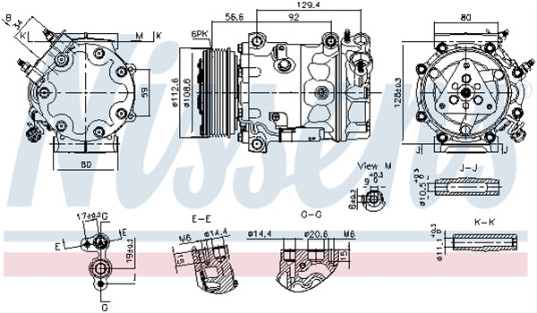 Compresor Ac/ Nou Nissens Citroën 890780