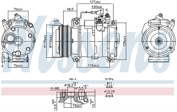Compresor Ac/ Nou Nissens Iveco 891005