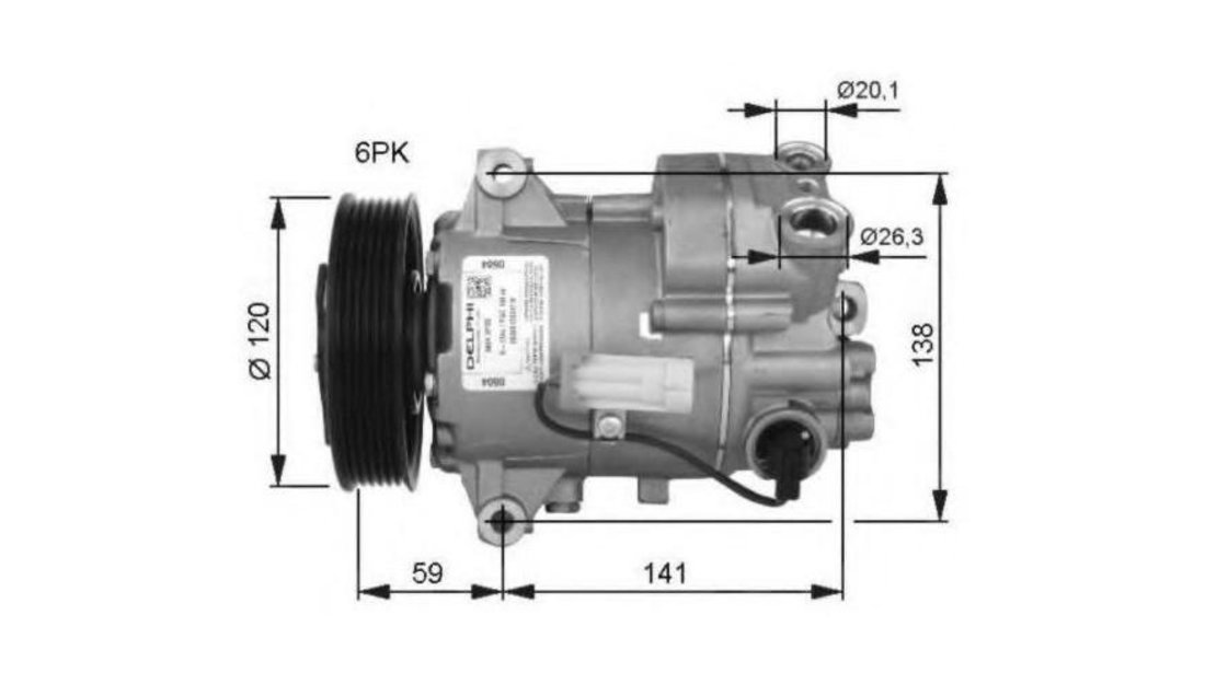 Compresor ac Opel INSIGNIA 2008-2016 #3 101OP14001