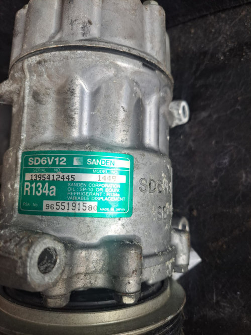 Compresor AC Peugeot 307 SW, 1.6 benz, NFU - COD 9655191580