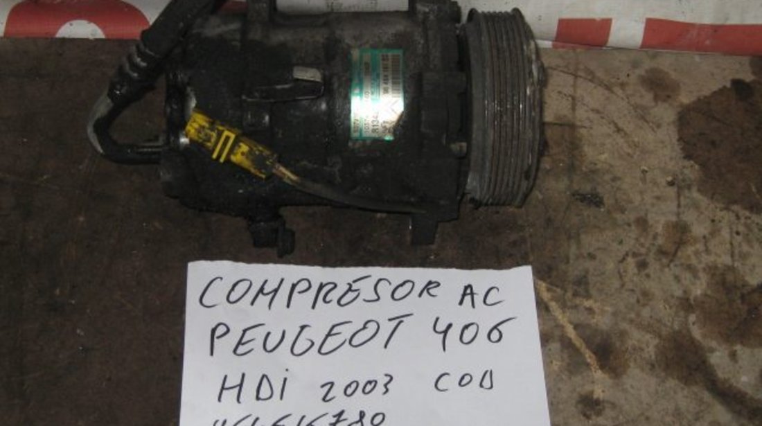 Compresor ac peugeot 406 hdi