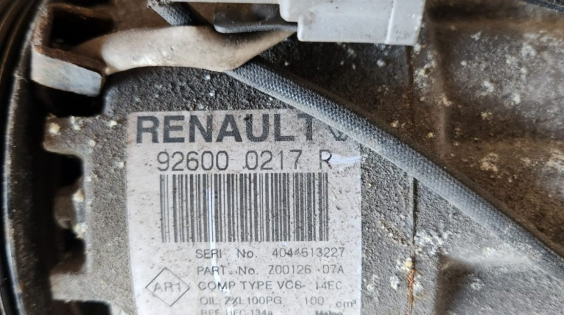 Compresor AC Renault Captur 0.9 TCE 2011 2012 2013 2014 2015 euro 5 cod 926000217R