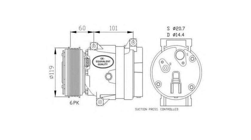 Compresor ac Renault MEGANE I Break (KA0/1_) 1999-2003 #3 1135309