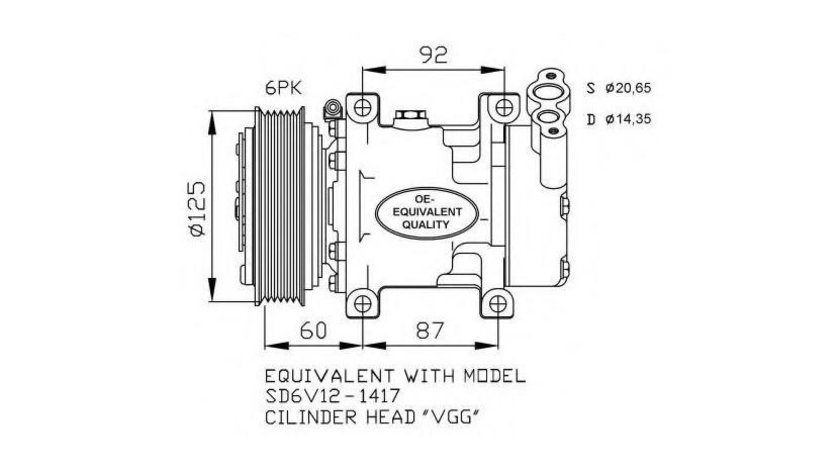 Compresor ac Renault MEGANE Scenic (JA0/1_) 1996-2001 #2 1417