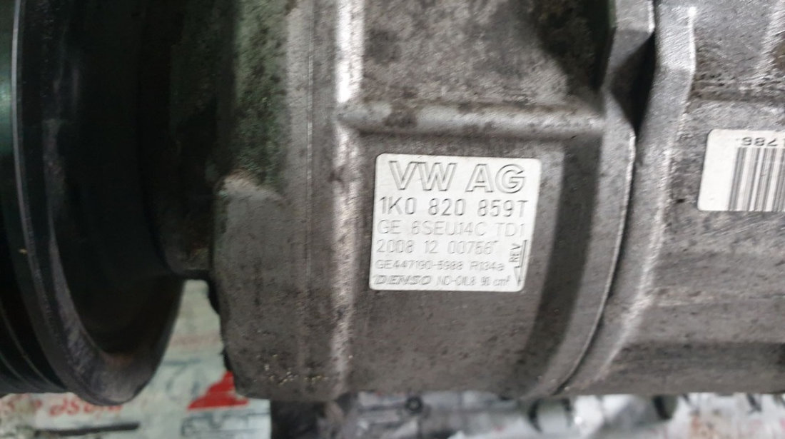 Compresor AC Seat Altea 5P 1.6i 102 cai motor BGU cod piesa : 1K0820859T