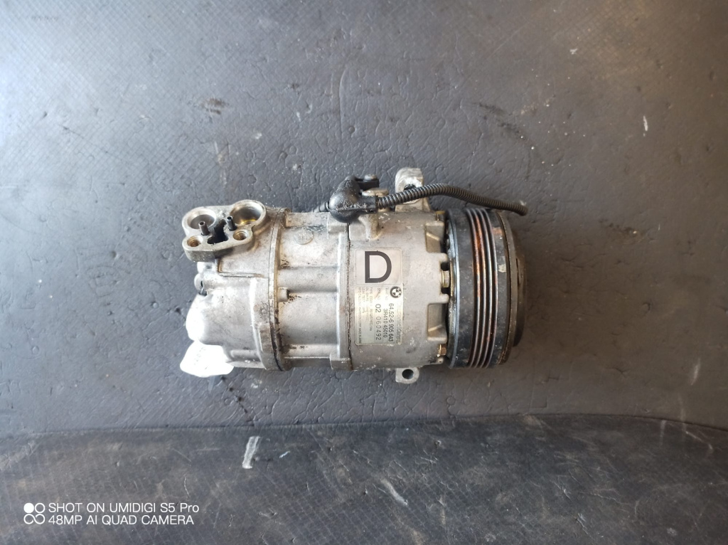 Compresor AC Seria 3 Bmw E46 2.0 d 150cp 2003 - COD 64526905643
