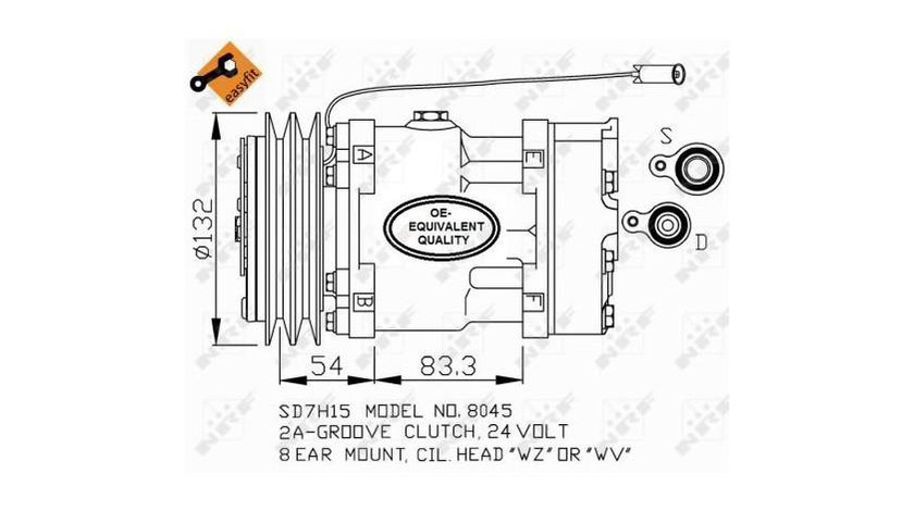 Compresor ac Volvo FL 10 1985-1998 #3 11104419