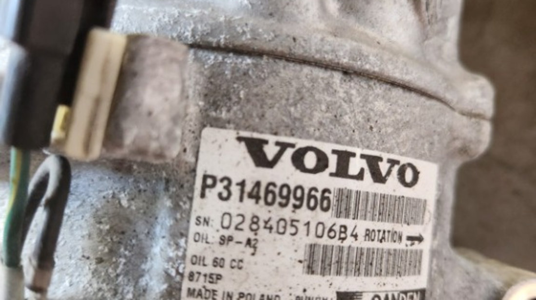 Compresor AC Volvo V40 2.0 I B4204T38 2017 Cod : 31469966