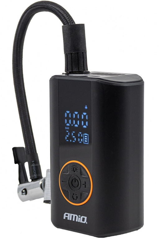 Compresor Aer Auto Wireless Cu Afisaj Led USB-C Amio 40W 20L 04414