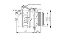 Compresor aer conditionat BMW X3 (E83) 2004-2016 #...