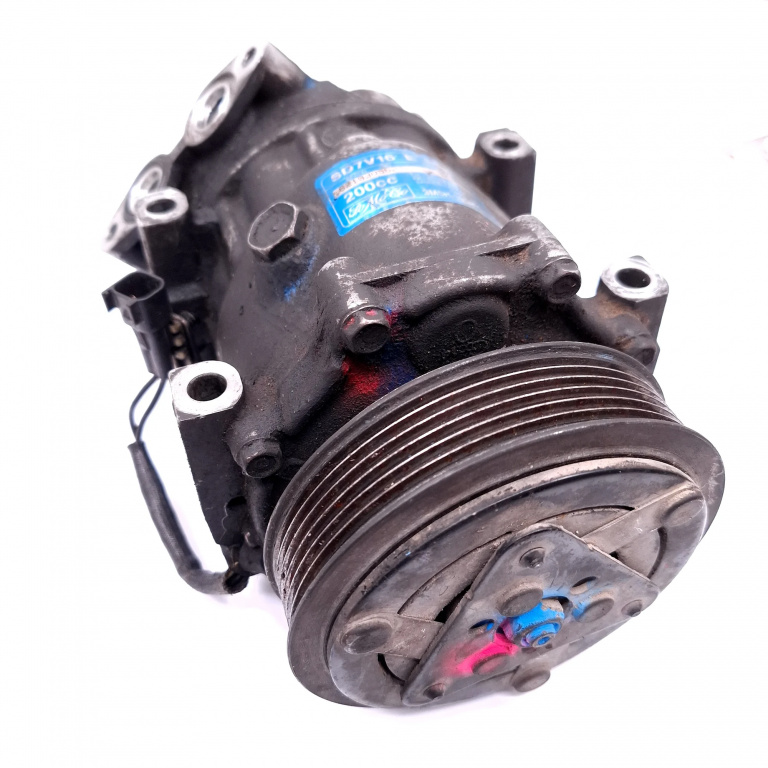 Compresor Aer Conditionat Ford C-Max 1 2003-2010 1.6 Tdci Motorina 3M5H19D629Ta, 6219305624, Sd7Vdn Fomoco,Sanden