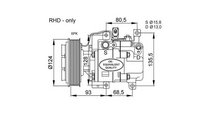 Compresor aer conditionat Mazda 6 (GG) 2002-2008 #...