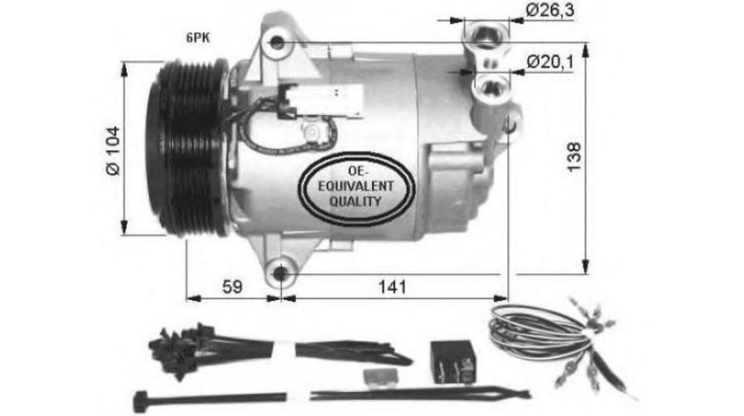 Compresor aer conditionat Opel ASTRA H combi (L35) 2004-2016 #2 1139070