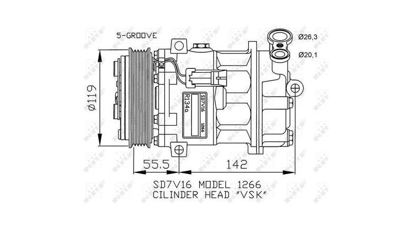 Compresor aer conditionat Opel VECTRA C 2002-2016 #2 11408